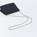 Christian Dior Shoulder Bag Nylon Black Gold Tone Auth bs37802-7
