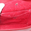 Christian Dior Shoulder Bag Leather Red Gold Tone Auth bs37803-26