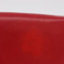 Christian Dior Shoulder Bag Leather Red Gold Tone Auth bs37803-4