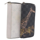 LOUIS VUITTON Taigarama Damier Graphite Zippy Wallet Vertical 2 Set Auth bs37804-1