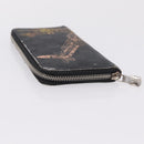 LOUIS VUITTON Taigarama Damier Graphite Zippy Wallet Vertical 2 Set Auth bs37804-14