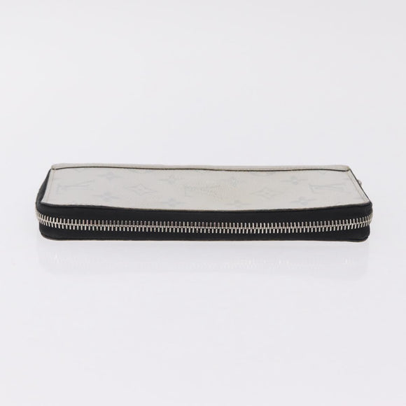 LOUIS VUITTON Taigarama Damier Graphite Zippy Wallet Vertical 2 Set Auth bs37804