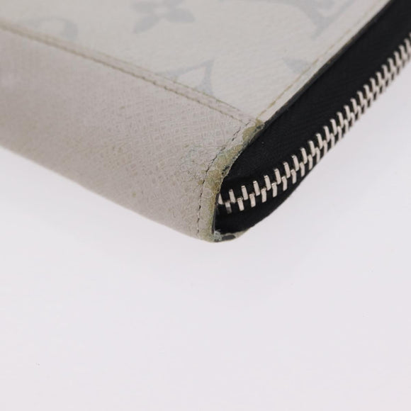LOUIS VUITTON Taigarama Damier Graphite Zippy Wallet Vertical 2 Set Auth bs37804