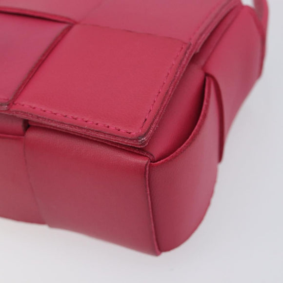 Bottega Veneta MAXI INTRECCIATO Cassette Mini Shoulder Bag Leather Auth bs37807A