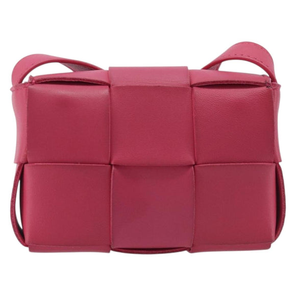 Bottega Veneta MAXI INTRECCIATO Cassette Mini Shoulder Bag Leather Auth bs37807A