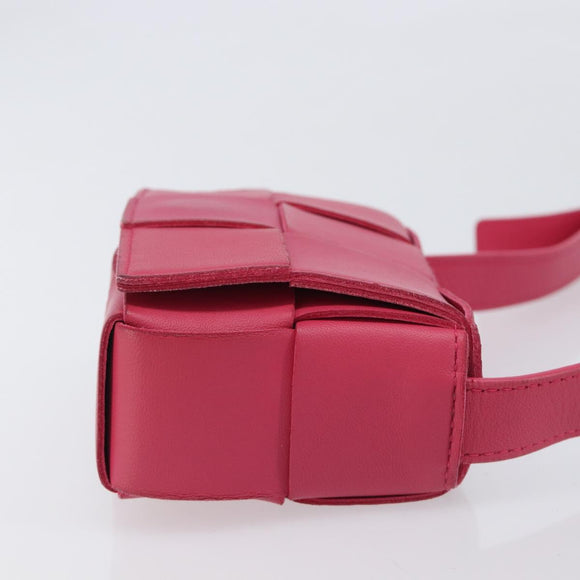 Bottega Veneta MAXI INTRECCIATO Cassette Mini Shoulder Bag Leather Auth bs37807A
