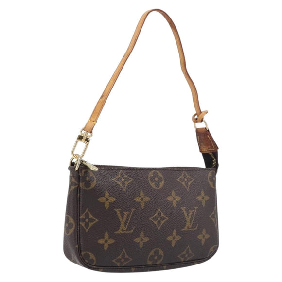 LOUIS VUITTON Monogram Mini Pochette Accessoires Pouch M58009 LV Auth bs37809