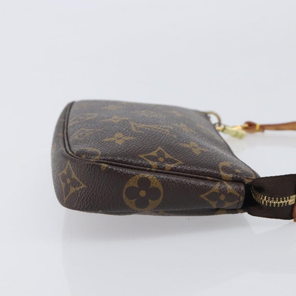 LOUIS VUITTON Monogram Mini Pochette Accessoires Pouch M58009 LV Auth bs37809
