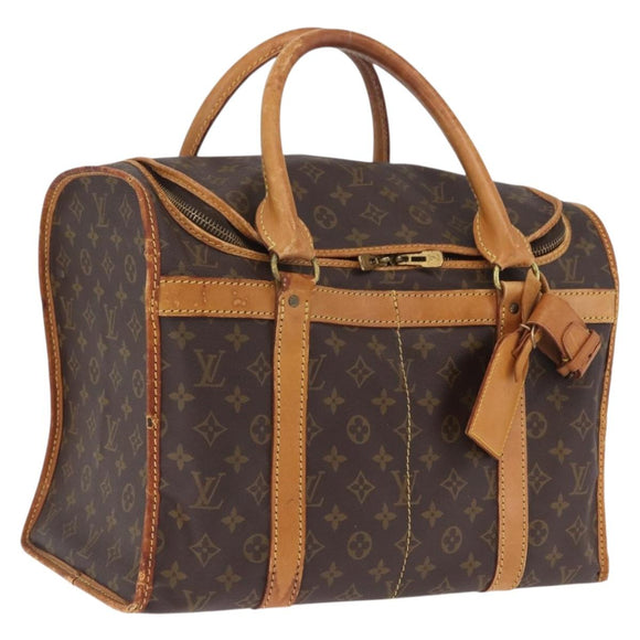 LOUIS VUITTON Monogram Sac Chasseur 40 Pet Carry M41924 LV Auth bs37811