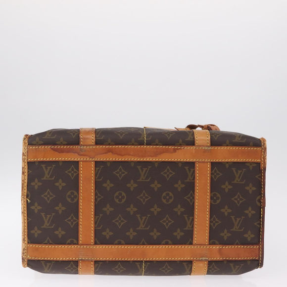 LOUIS VUITTON Monogram Sac Chasseur 40 Pet Carry M41924 LV Auth bs37811