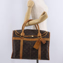 LOUIS VUITTON Monogram Sac Chasseur 40 Pet Carry M41924 LV Auth bs37811-23