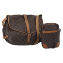 LOUIS VUITTON Monogram Shoulder Bag 2 Set LV Auth bs37815-1