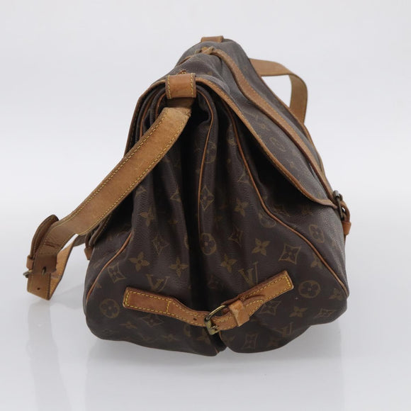 LOUIS VUITTON Monogram Shoulder Bag 2 Set LV Auth bs37815