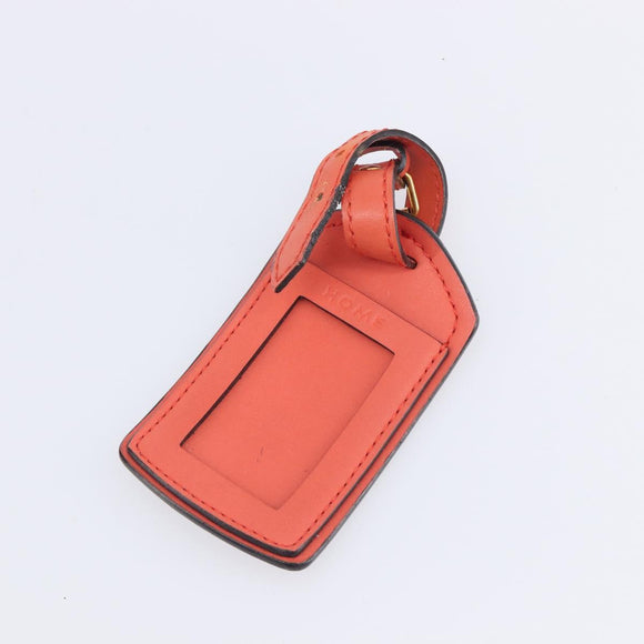 CELINE Chloe C Saluki Shoulder Bag Leather Canvas 2 Set Orange Auth bs37817