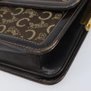 CELINE Chloe C Saluki Shoulder Bag Leather Canvas 2 Set Orange Auth bs37817-9