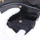 CHANEL Key Case Matelasse Card Case Leather 3 Set Black Gold CC Auth bs37818-19