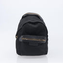 Stella McCartney Backpack Shoulder Bag Nylon Leather 2 Set Black Auth bs37819-13