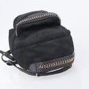 Stella McCartney Backpack Shoulder Bag Nylon Leather 2 Set Black Auth bs37819-16