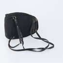 Stella McCartney Backpack Shoulder Bag Nylon Leather 2 Set Black Auth bs37819-17