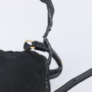 Stella McCartney Backpack Shoulder Bag Nylon Leather 2 Set Black Auth bs37819-20