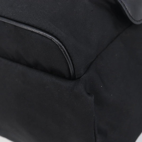 Stella McCartney Backpack Shoulder Bag Nylon Leather 2 Set Black Auth bs37819
