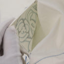 CHANEL Camelia Skirt Nylon White Blue CC Auth bs37820V-12