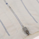 CHANEL Camelia Skirt Nylon White Blue CC Auth bs37820V-9