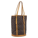 LOUIS VUITTON Monogram Bucket GM Shoulder Bag M42236 LV Auth bs37821-1