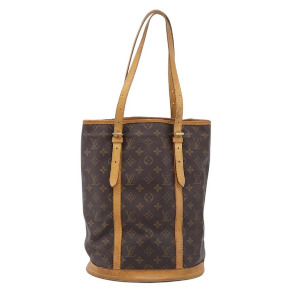 LOUIS VUITTON Monogram Bucket GM Shoulder Bag M42236 LV Auth bs37821