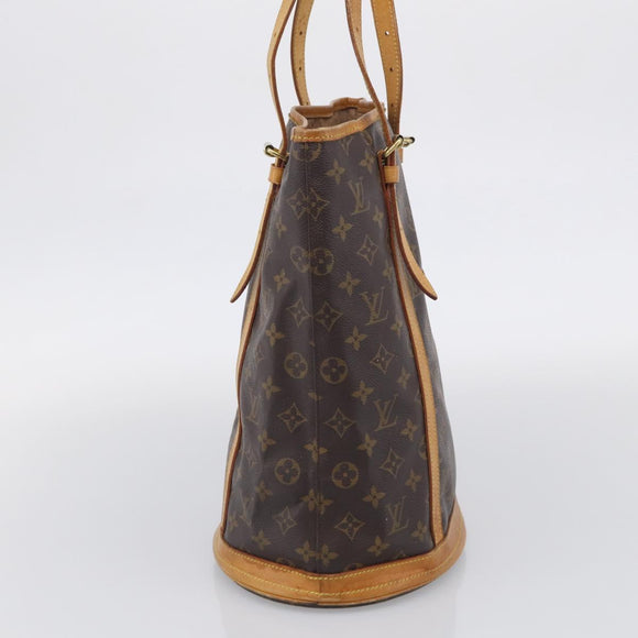 LOUIS VUITTON Monogram Bucket GM Shoulder Bag M42236 LV Auth bs37821
