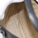 HERMES Trim Shoulder Bag Leather Black Gold Tone Auth bs37822-16