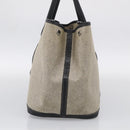 HERMES Garden Party PM Tote Bag Tower Ash Beige Silver Auth bs37823-5