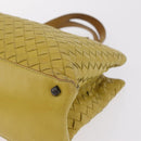 Bottega Veneta INTRECCIATO Hand Bag Leather Yellow Auth bs37824-11