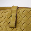 Bottega Veneta INTRECCIATO Hand Bag Leather Yellow Auth bs37824-14
