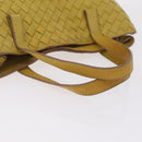 Bottega Veneta INTRECCIATO Hand Bag Leather Yellow Auth bs37824-7