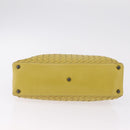 Bottega Veneta INTRECCIATO Hand Bag Leather Yellow Auth bs37824-9
