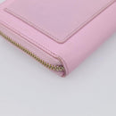 VERSACE Medusa Long Wallet Leather Pink Gold Tone Auth bs37826-11