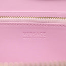 VERSACE Medusa Long Wallet Leather Pink Gold Tone Auth bs37826-20