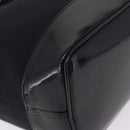 Saint Laurent Tote Bag Canvas Black Gold Tone Auth bs37831-11