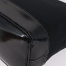 Saint Laurent Tote Bag Canvas Black Gold Tone Auth bs37831-14