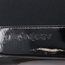 Saint Laurent Tote Bag Canvas Black Gold Tone Auth bs37831-15
