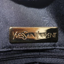 Saint Laurent Tote Bag Canvas Black Gold Tone Auth bs37831-18