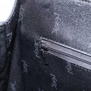 Saint Laurent Tote Bag Canvas Black Gold Tone Auth bs37831-22