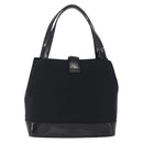 Saint Laurent Tote Bag Canvas Black Gold Tone Auth bs37831-3