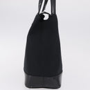 Saint Laurent Tote Bag Canvas Black Gold Tone Auth bs37831-5