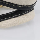 Chloe Woody Hand Bag Raffia 2way Beige Gold Tone Auth bs37833A-8