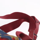 Valentino Backpack Nylon Blue Red Auth bs37834A-10
