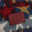 Valentino Backpack Nylon Blue Red Auth bs37834A-18