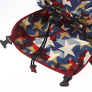 Valentino Backpack Nylon Blue Red Auth bs37834A-22