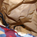 Valentino Backpack Nylon Blue Red Auth bs37834A-27
